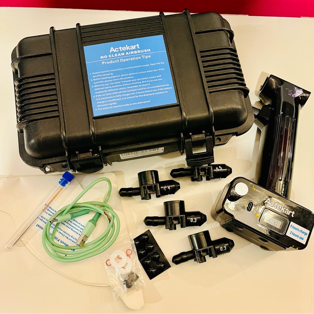 Actekart No-Clean Airbrush Kit